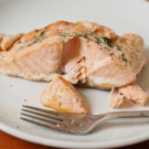 Steamed Salmon with Dill