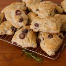 Roasted Grape and Rosemary Scones
