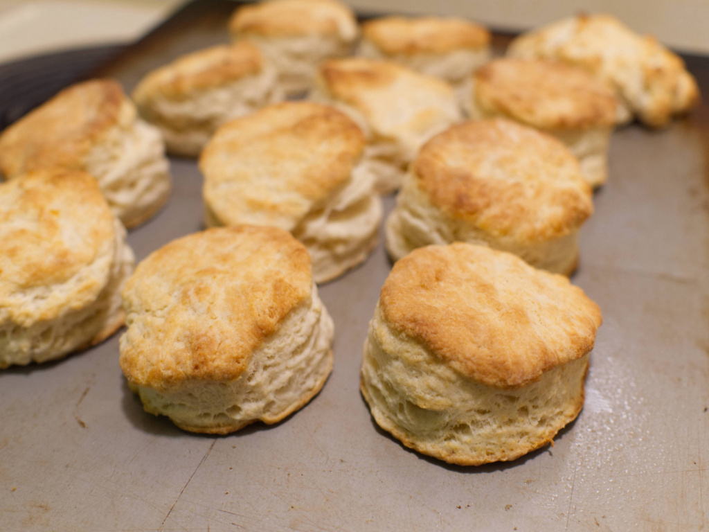 biscuits, butter